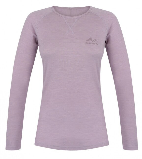 Husky Mertee maglia termica da donna a maniche lunghe, lilla chiaro