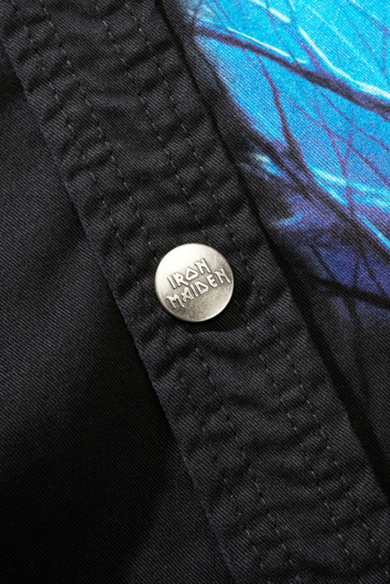 Brandit Iron Maiden camicia senza maniche vintage FOTD, nero
