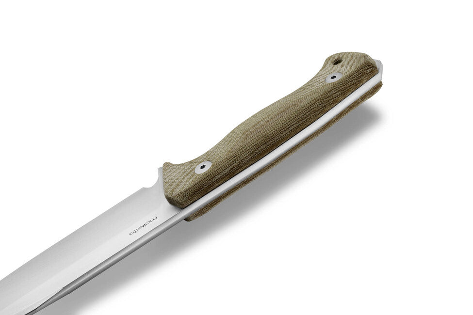 Lionsteel Pugnale lungo con manico in micarta T6 CVG CPM 3V tela verde