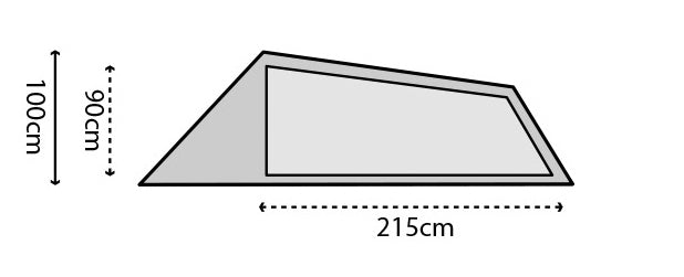 Highlander Blackthorn tenda 2 persone hmtc