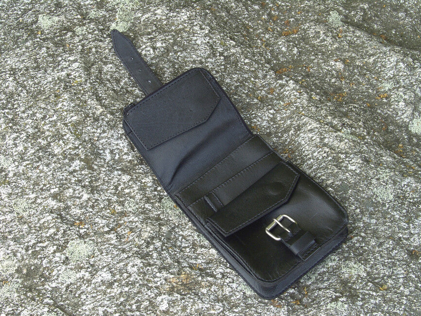 BasicNature Safe Borsa da cintura, nera