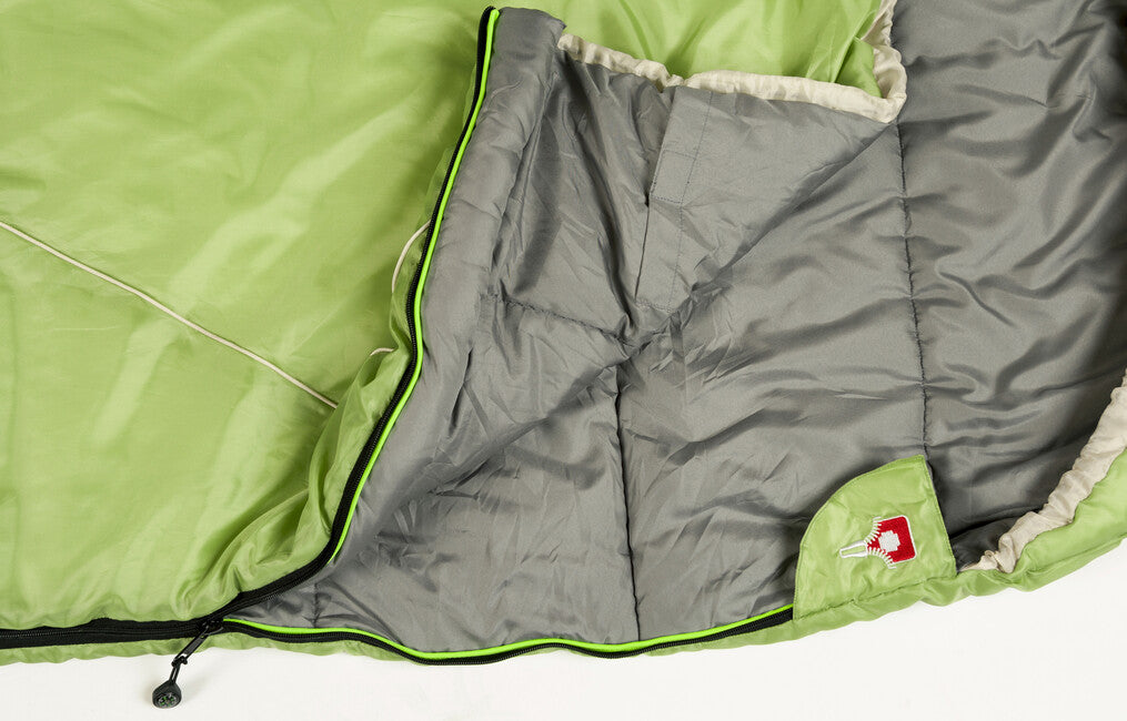 Grüezi-Bag Cloud sacco a pelo con chiusura sul lato destro
