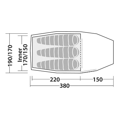 Robens Pioneer EX tenda per 3 persone