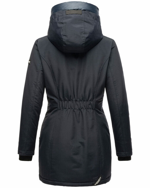 Navahoo Blizzardstorm giacca invernale da donna con cappuccio, blu navy