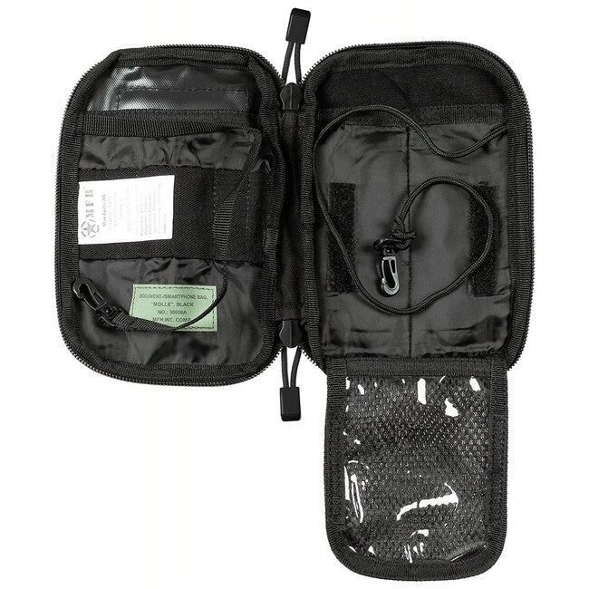 MFH Borsa MOLLE per documenti/smartphone, nera