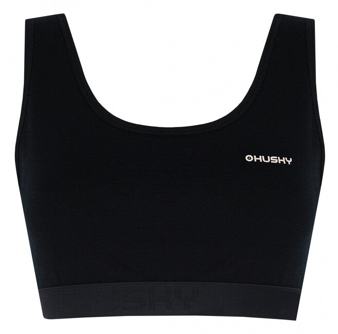Husky Mebra reggiseno sportivo da donna, nero