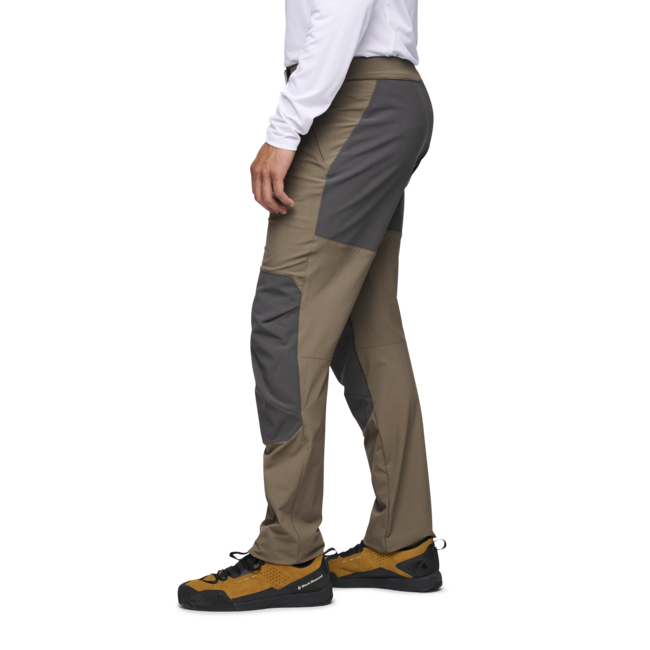 Black Diamond Alpine Hybrid pantaloni da uomo, noce-antracite