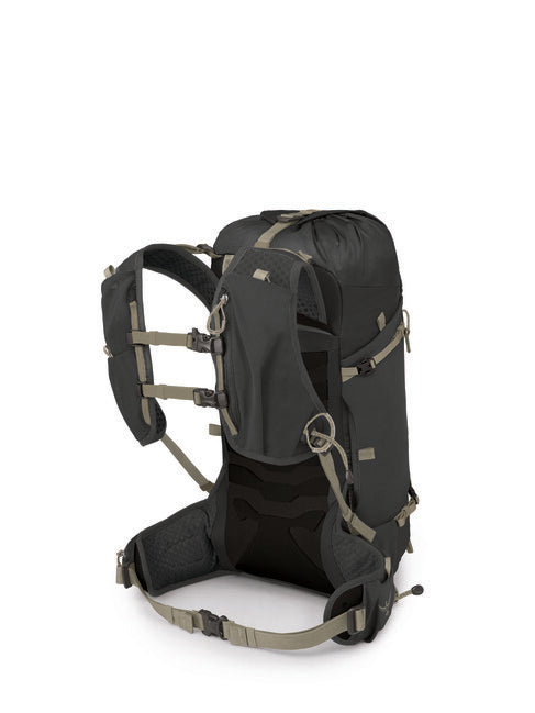 Osprey Tempest Velocity zaino da trekking 20, dark charcoal/chiru tan