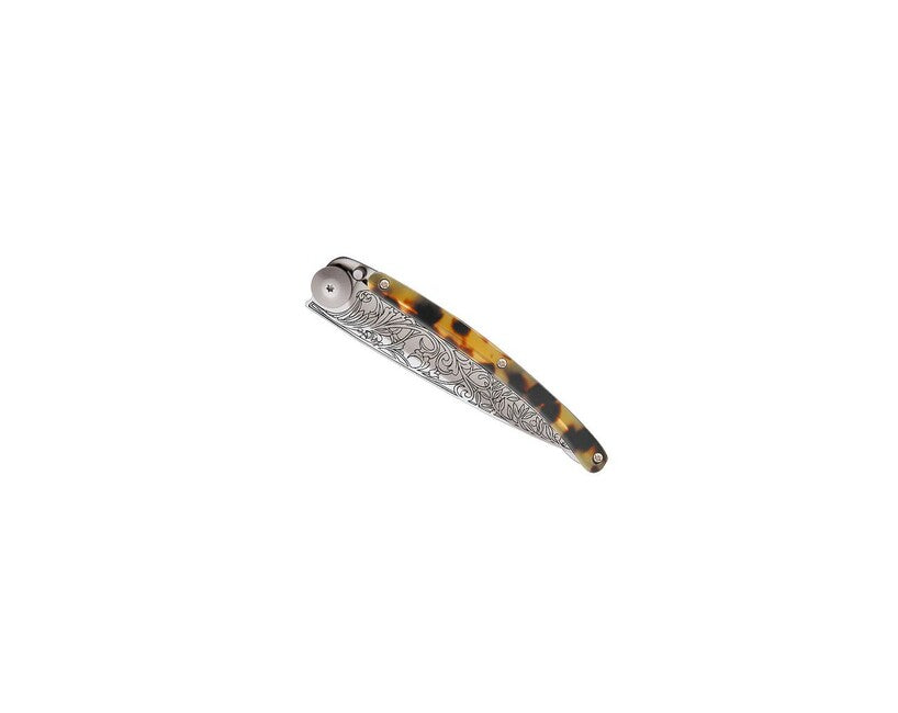 Deejo Tattoo tartaruga Art Nouveau coltello di chiusura