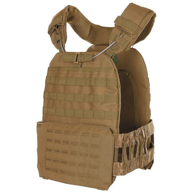 MFH Gilet tattico Laser MOLLE, marrone coyote
