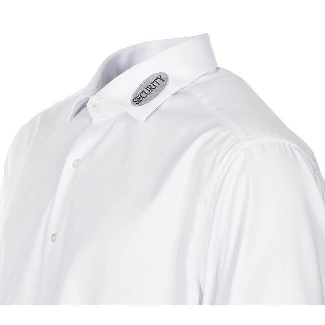 MFH Camicia Eterna con ricamo Security, bianco