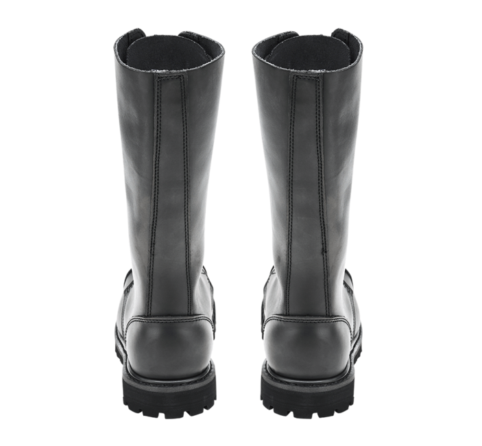 Brandit Phantom stivali in pelle con allacciatura a 20 file, nero