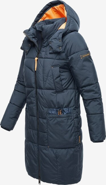 Navahoo Bliblablubb giacca invernale da donna con cappuccio, blu navy