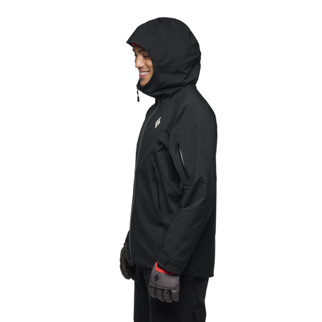 Black Diamond Recon Lt Stretch Shell giacca da sci da uomo, nera