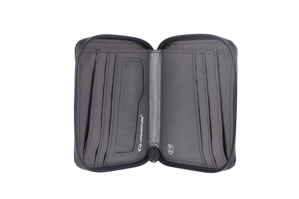 Lifeventure RFID Bi-Fold Wallet, Grey