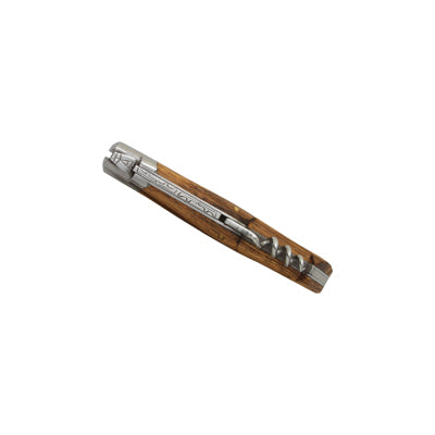 Baladeo Tradition coltello da tasca con cavatappi, manico in legno di frassino
