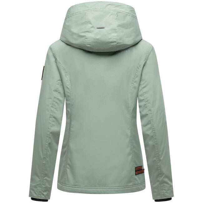 Marikoo Erdbeere giacca da donna primaverile con cappuccio, menta fumosa