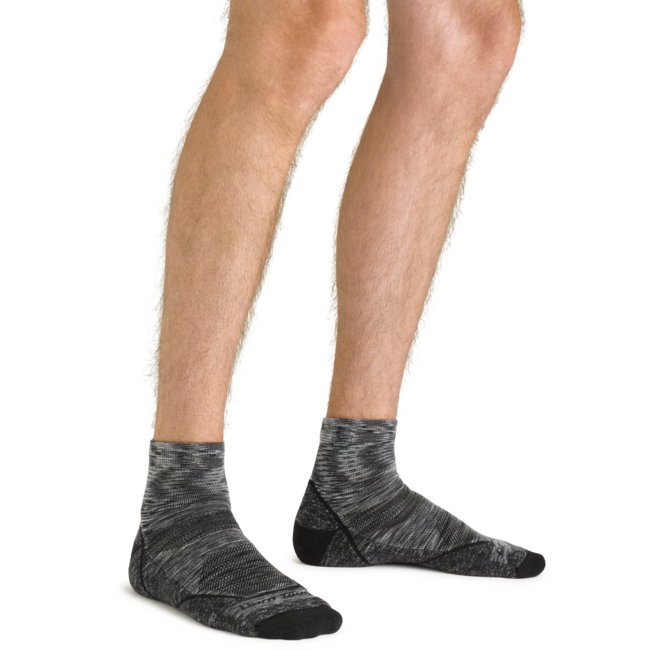 Darn Tough Light Hiker 1/4 calzini leggero con cuscino, space gray