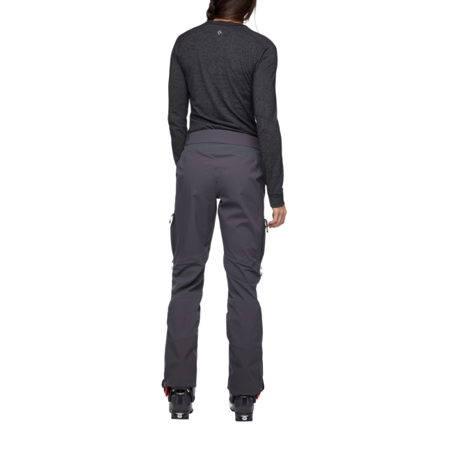 Black Diamond Dawn Patrol pantaloni ibridi da donna , carbonio