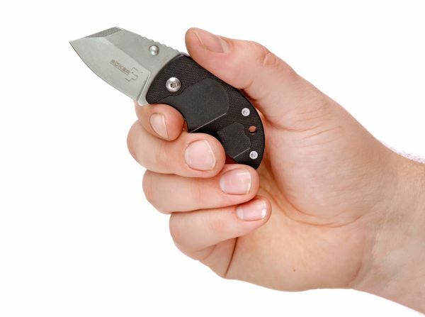 Böker Plus DW-2 coltello tascabile più piccolo 4,1 cm, nero, zytel, acciaio inox