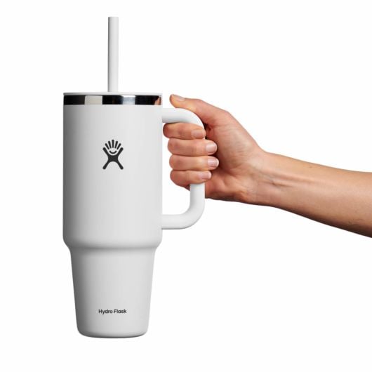 Hydro Flask Thermo Mug all around travel tumbler 40 OZ 1.182 ml, bianco