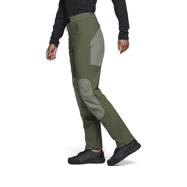 Black Diamond Alpine Hybrid da donna pantaloni , tundra-pine smoke