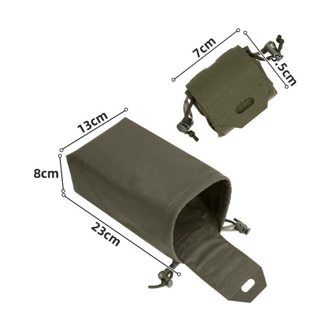 Leguon FoldCore Foldable Dump Pouch, Olive