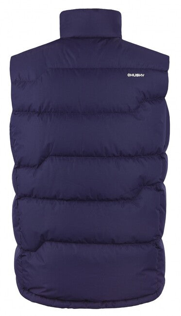 Husky Gilet con zip da uomo, blu scuro