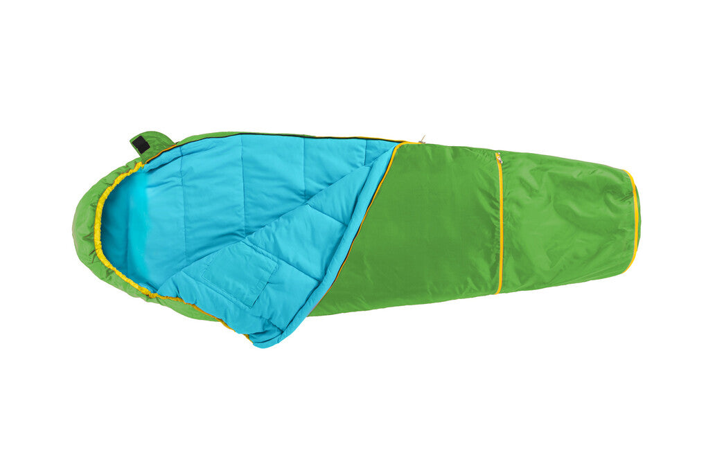 Grüezi-Bag Kids sacco a pelo colorato Grueezi Kids, gecko verde