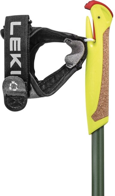 Leki Walker XS bastoncini da nordic walking 80 - 110 cm, verde metallizzato-verde oliva-bianco