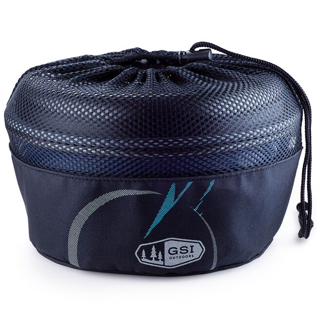 GSI Outdoors Bugaboo Ceramic Base Camper set di pentole da campeggio Medium 2+3 l