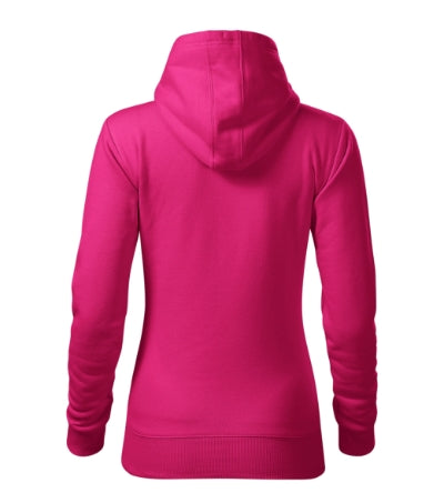 Malfini Cape felpa con cappuccio da donna, viola