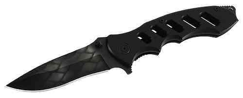 Herbertz 9,5 cm coltello tutto nero alluminio