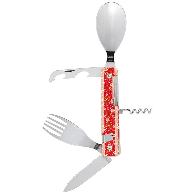 Akinod A02M00020 posate multifunzione 13h25, heliantheme rouge