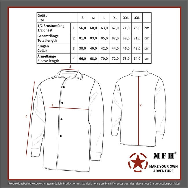 Fox Outdoor Πουκάμισο Φανέλας, OD green-μαύρο