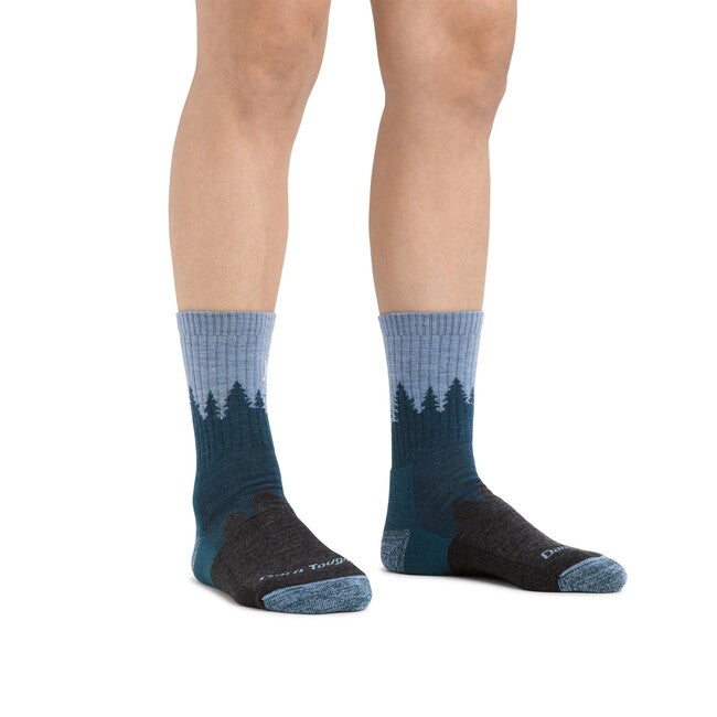 Darn Tough Treeline Micro Crew Midweight Cushioned Socks, Blue