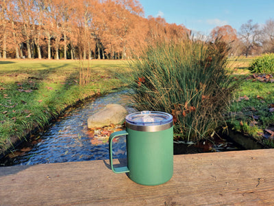 Origin Outdoors Stainless Steel Thermal Mug, 0.35L, Green