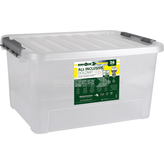 Brunner All Inclusive set di utensili da campeggio, giallo