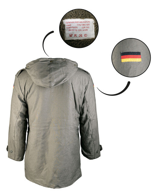Mil-Tec parka con fodera, oliva
