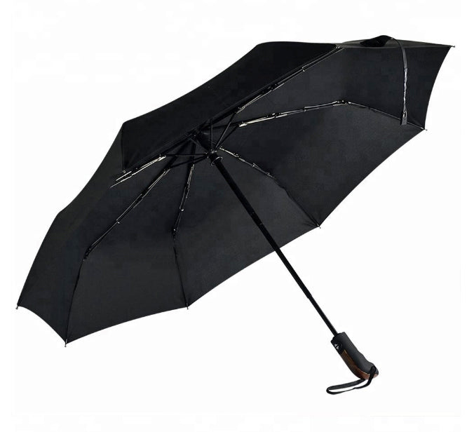 Origin Outdoors Wind-Trek ombrello compatto antivento, nero