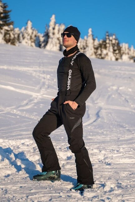 Husky Galti pantaloni da sci da uomo, neri