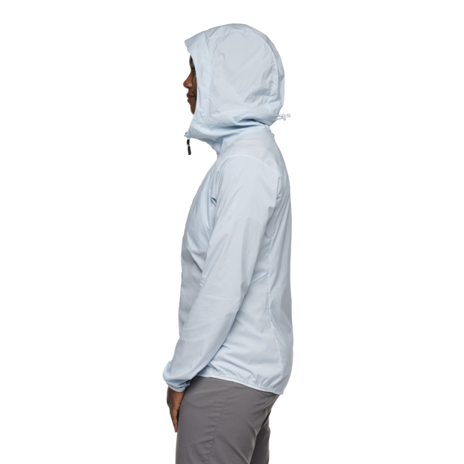 Black Diamond Alpine Start Hoody giacca softshell ultraleggera da donna, blu per la sosta