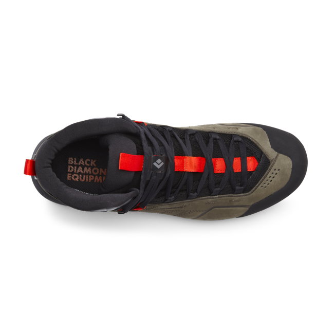 Black Diamond Uomo Mission Mid Waterproof Stivali in pelle, noci-ottanio