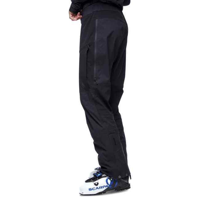 Black Diamond Dawn Patrol pantaloni ibridi da uomo, neri