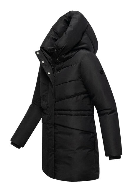 Marikoo Delilah16 giacca invernale da donna con cappuccio, nera