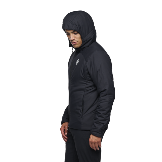 Black Diamond First Light Stretch felpa da uomo, nera