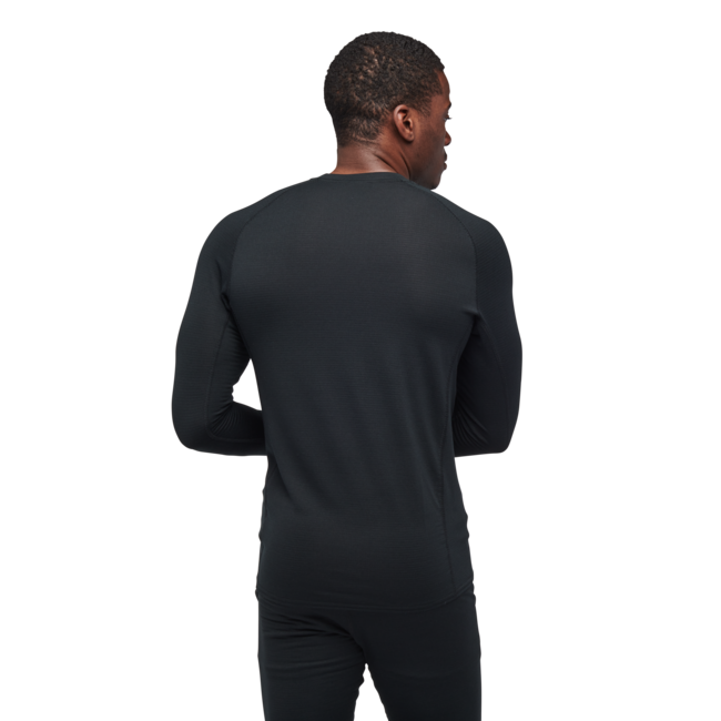 Black Diamond Coefficient Lt Crew maglietta a maniche lunghe, nero