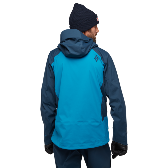 Black Diamond Recon Lt Stretch Shell giacca da sci da uomo, kingfisher-indigo