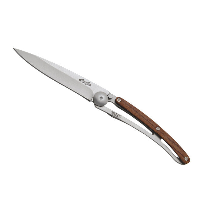 Deejo Coltello di chiusura in legno di corallo