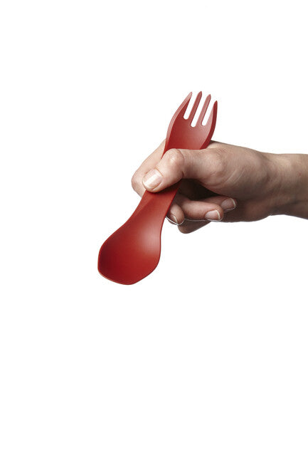 Humangear Gobites UNO posate 3 pezzi, rosso grigio arancione
